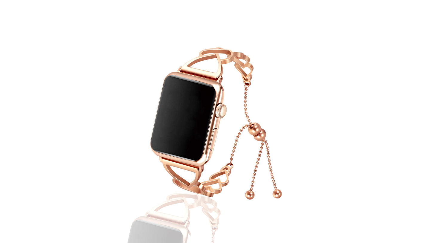 Xurybands Luxury Heart Bracelet Roségold