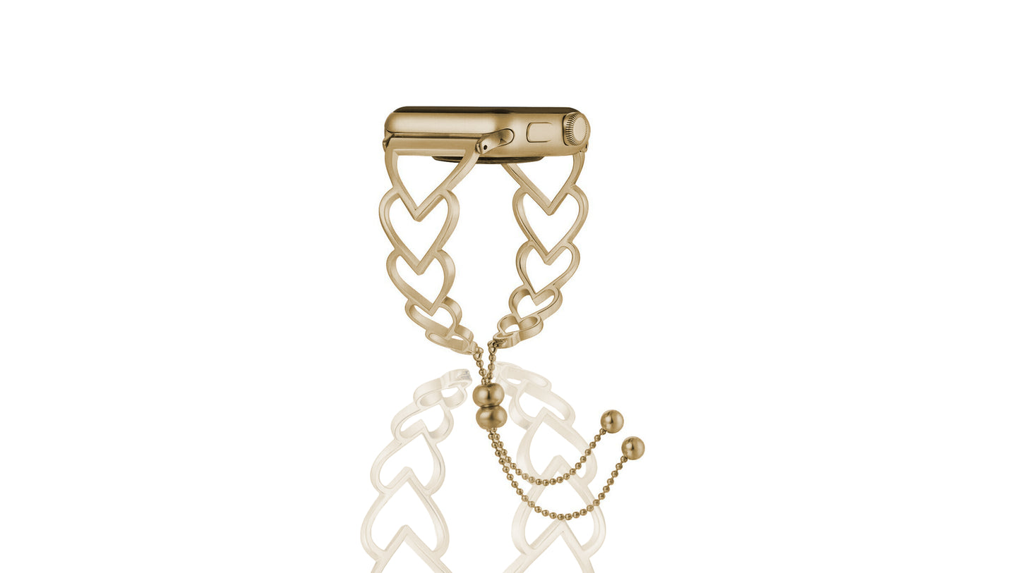 Xurybands Luxury Heart Bracelet Roségold