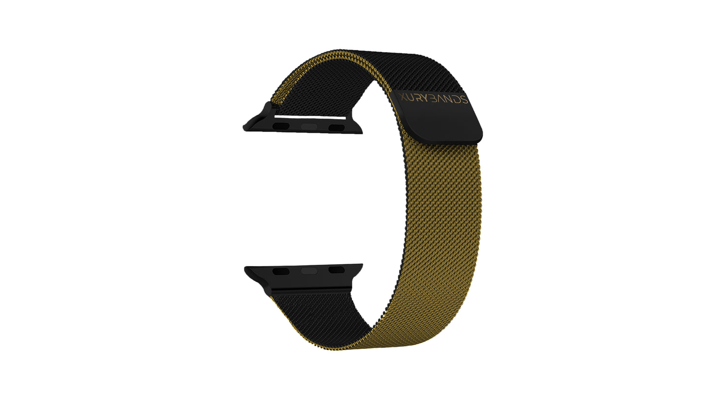 Xurybands Luxury Milanese Bracelet Black