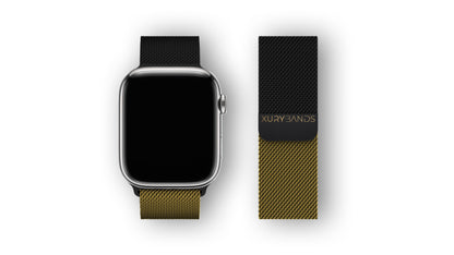 Xurybands Luxury Milanese Bracelet Black