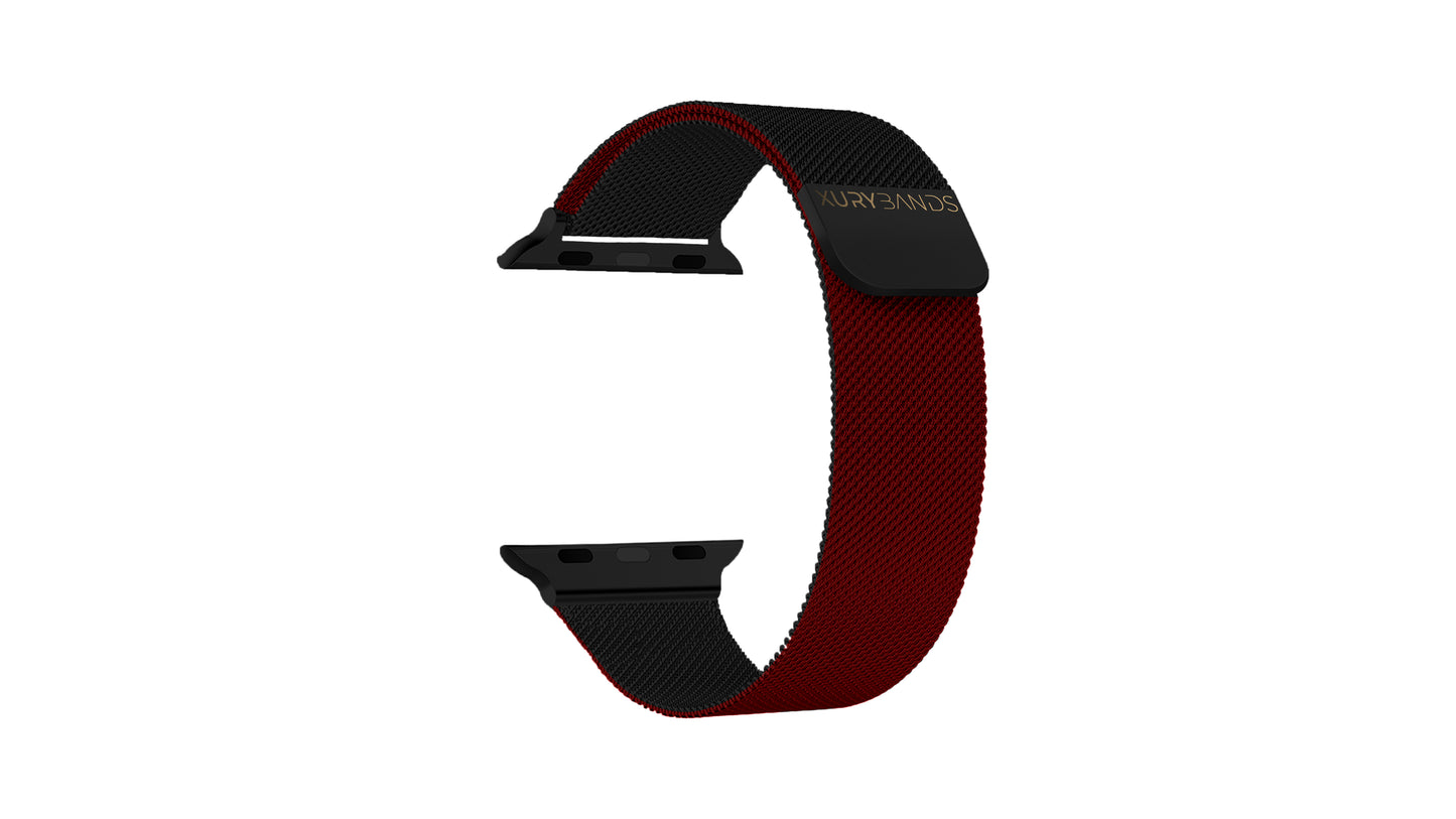 Xurybands Luxury Milanese Bracelet Black