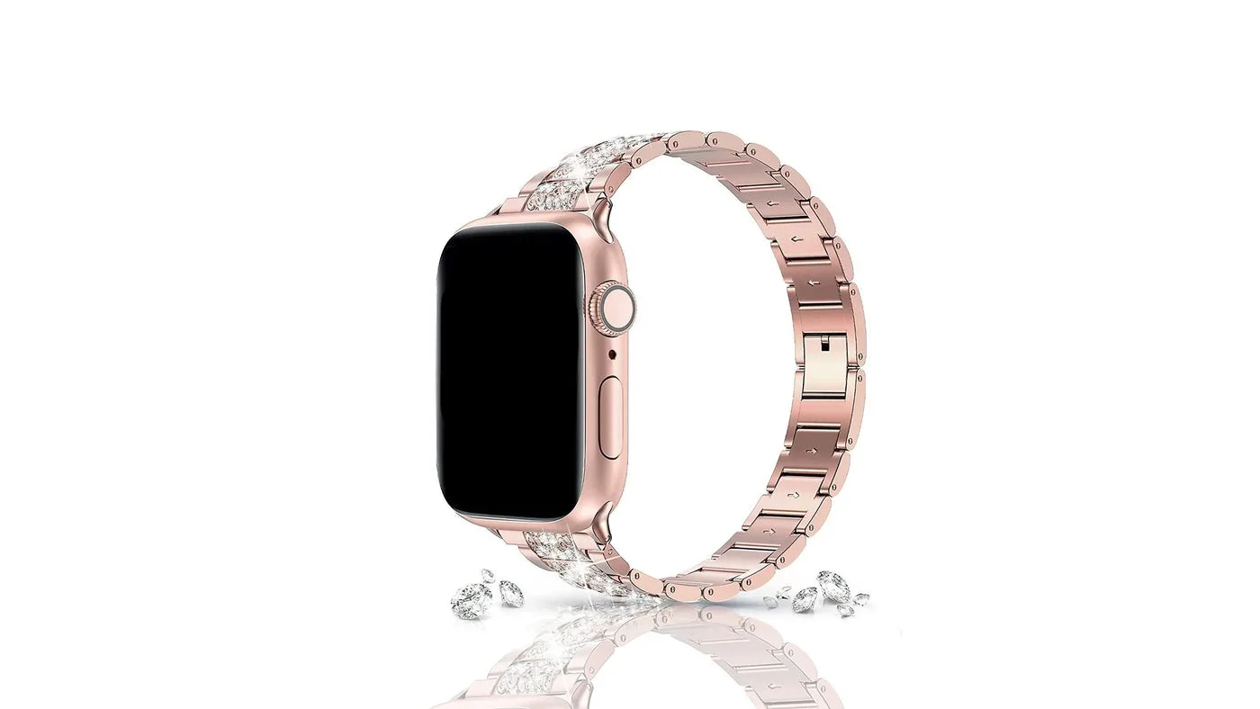 Xurybands Luxus Diamant Armband für Apple Watch
