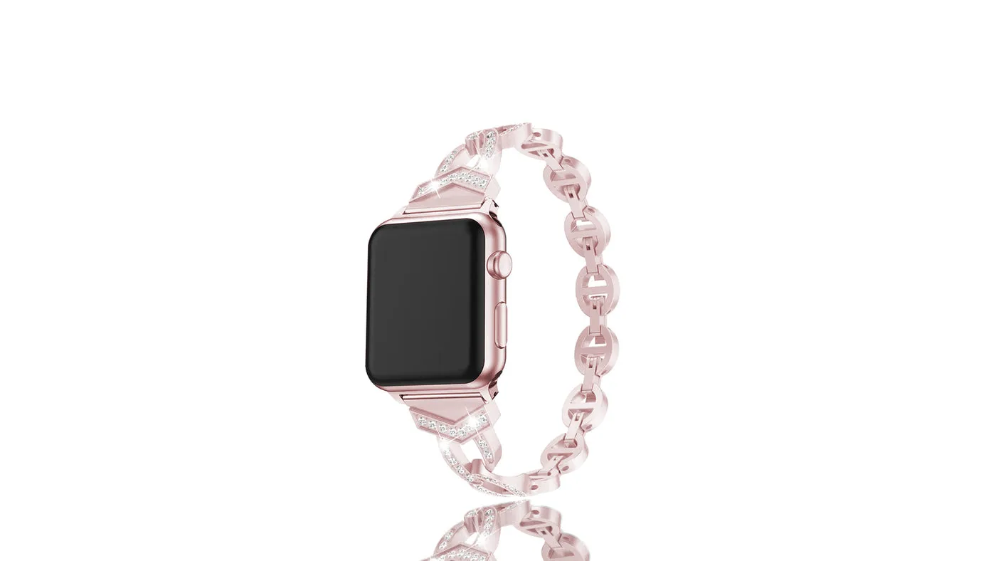 Xurybands Luxus Diamant Fashional Armband für Apple Watch