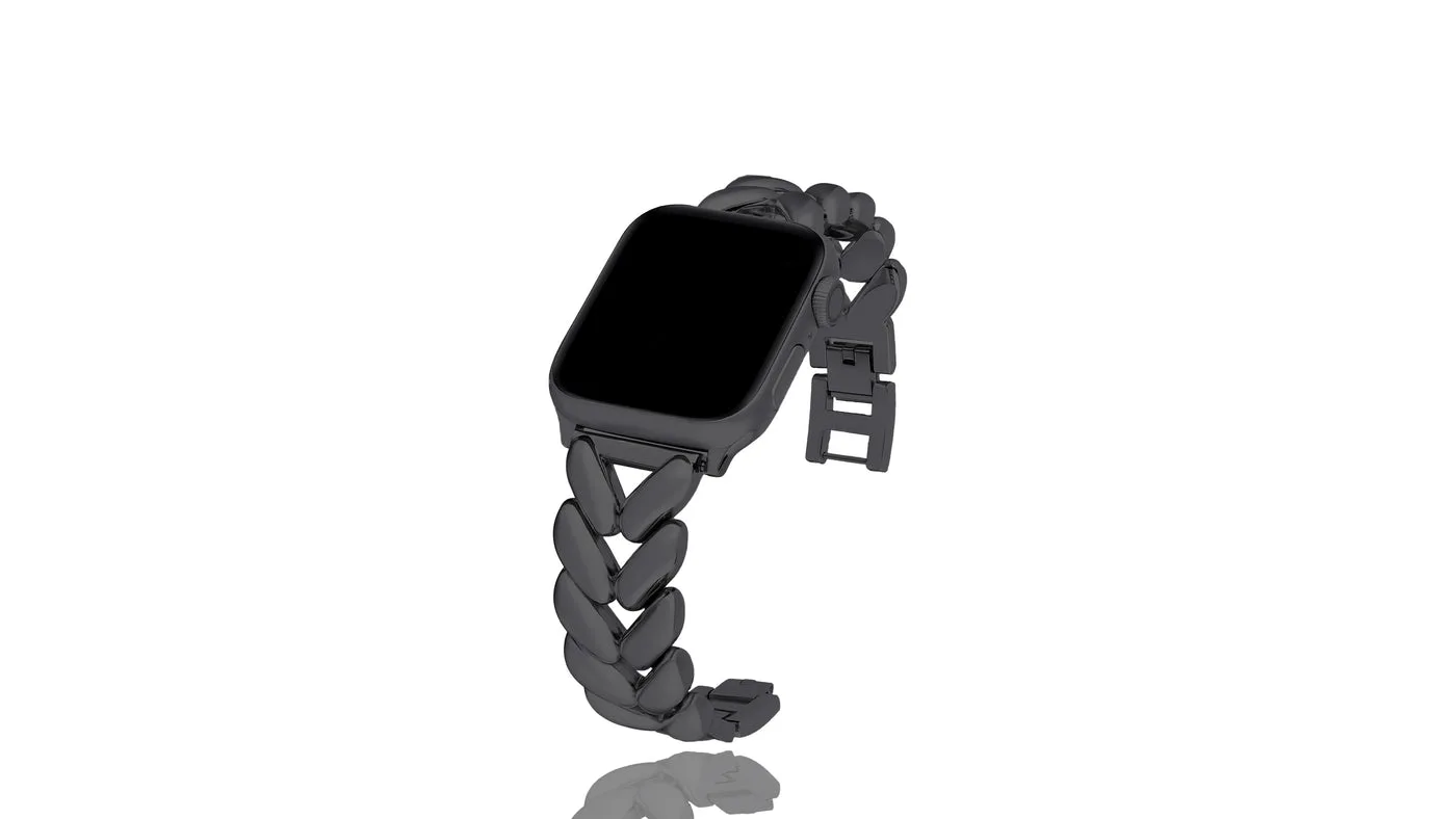 Xurybands Luxus Hochglanz Armband für Apple Watch