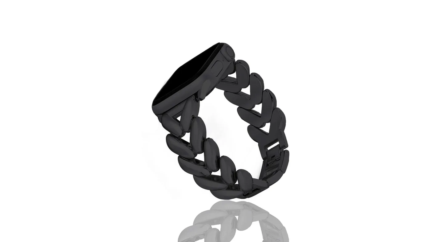 Xurybands Luxus Hochglanz Armband für Apple Watch