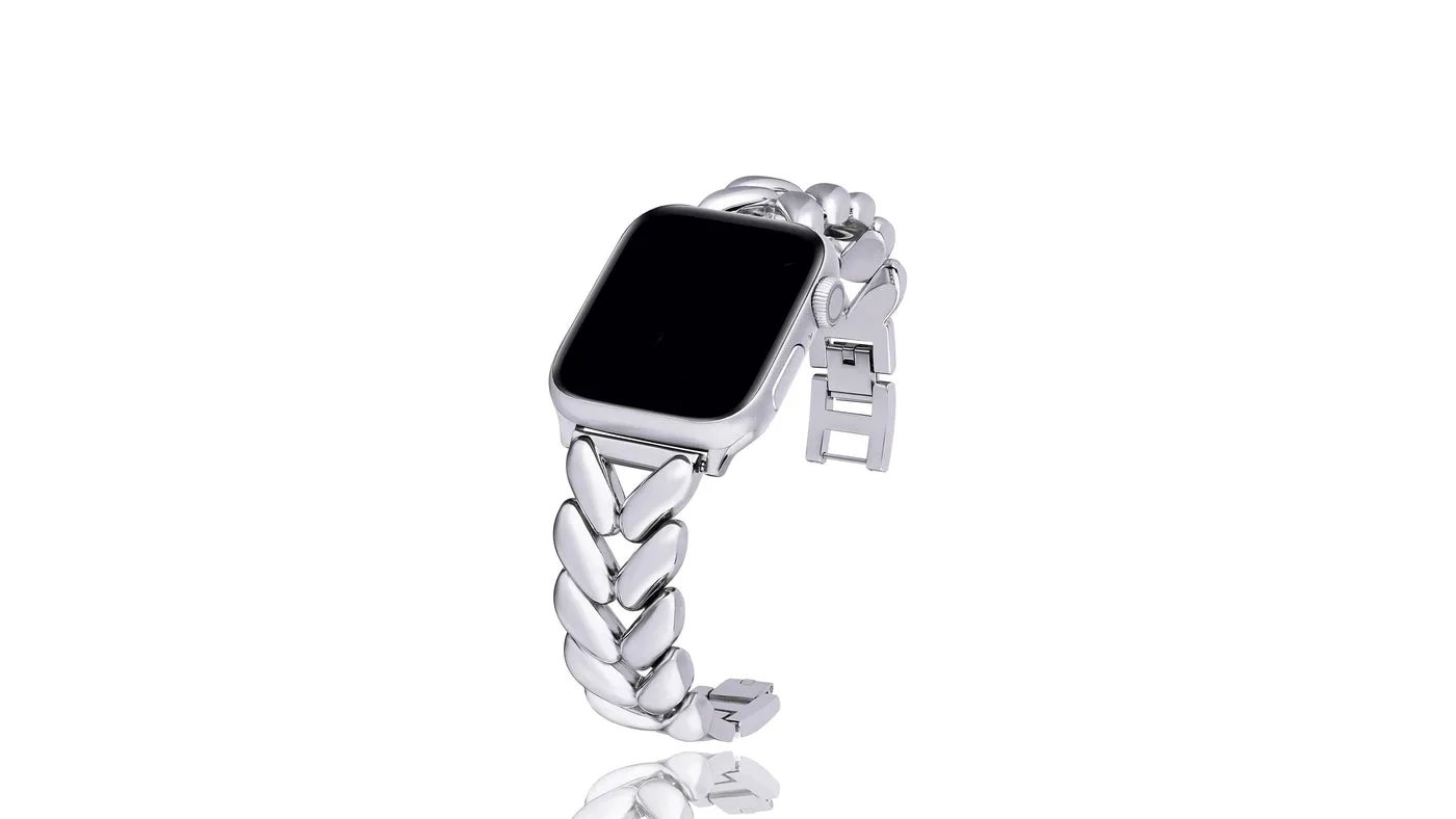 Xurybands Luxus Hochglanz Armband für Apple Watch
