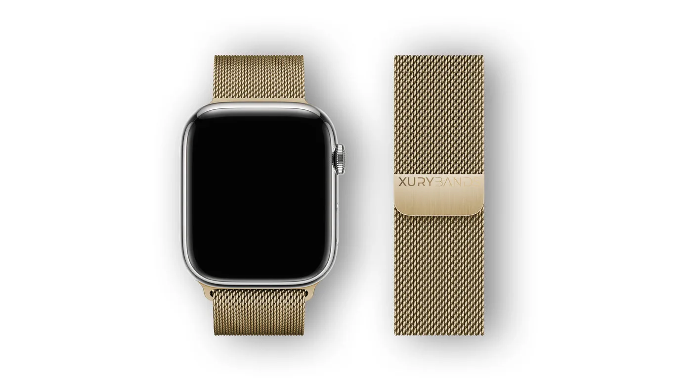 Luxus Milanaise Armband fรผr Apple Watch ๐๐