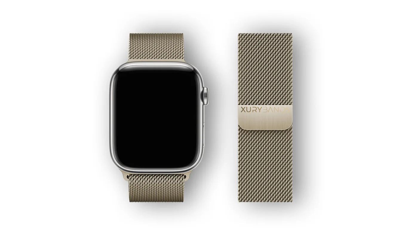 Luxus Milanaise Armband fรผr Apple Watch ๐๐