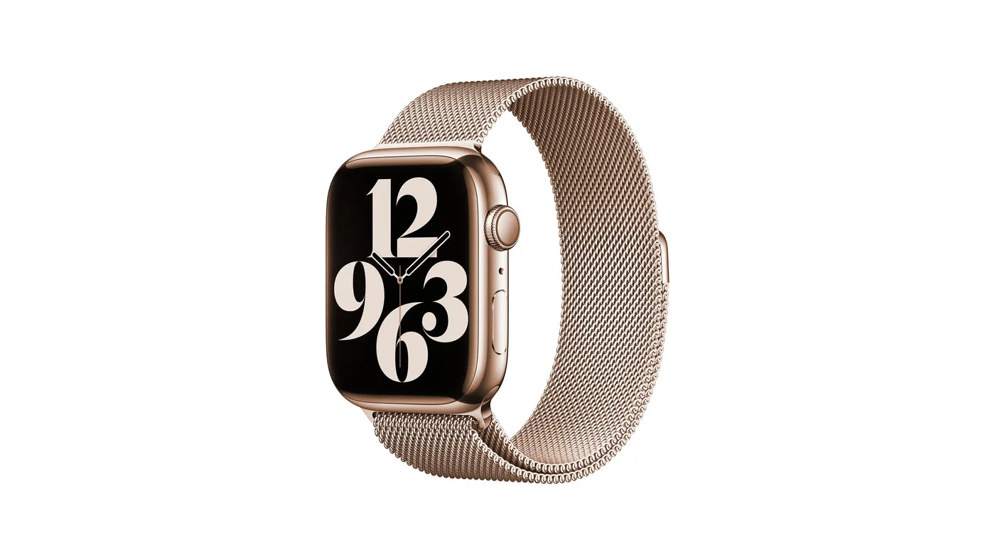 Luxus Milanaise Armband fรผr Apple Watch ๐๐