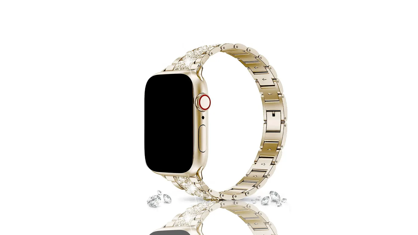 Xurybands Luxus Diamant Armband für Apple Watch