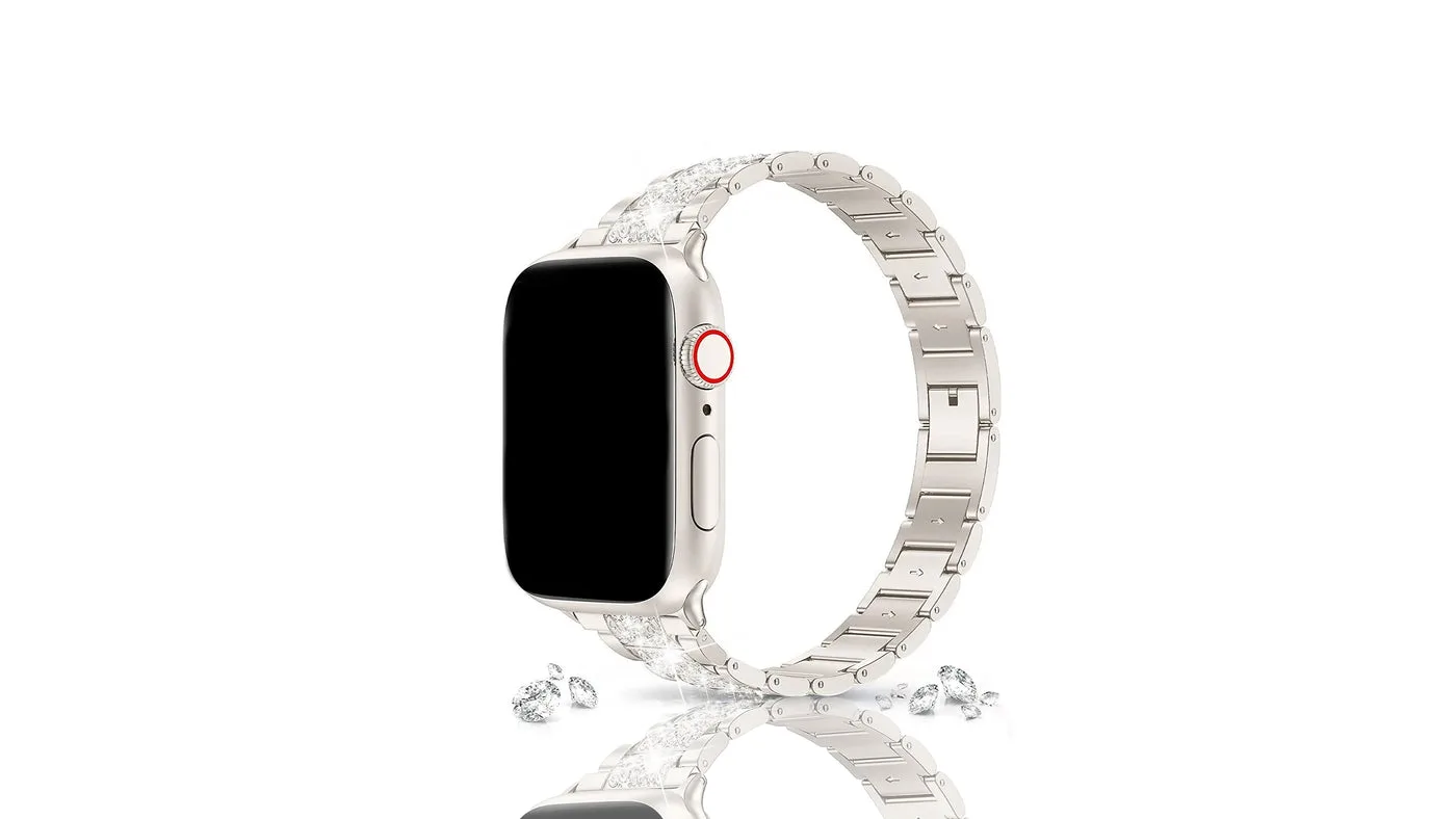 Xurybands Luxus Diamant Armband für Apple Watch