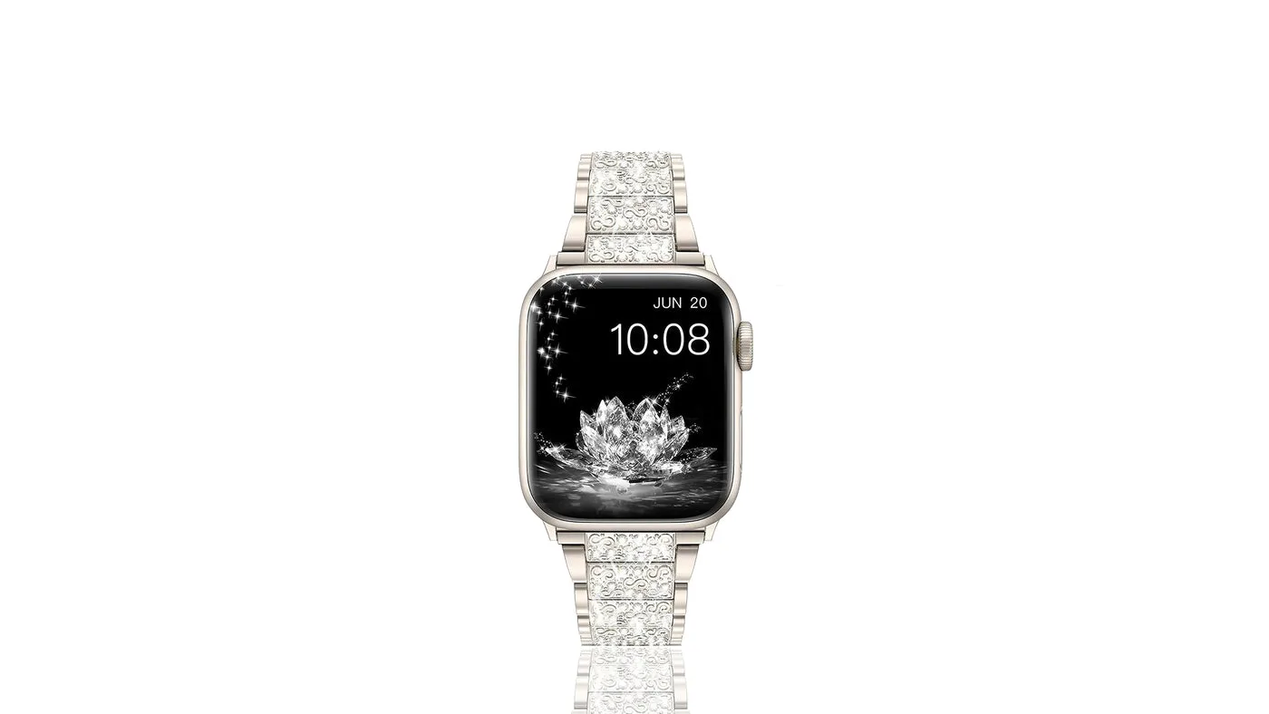 Xurybands Luxus Diamant Armband für Apple Watch
