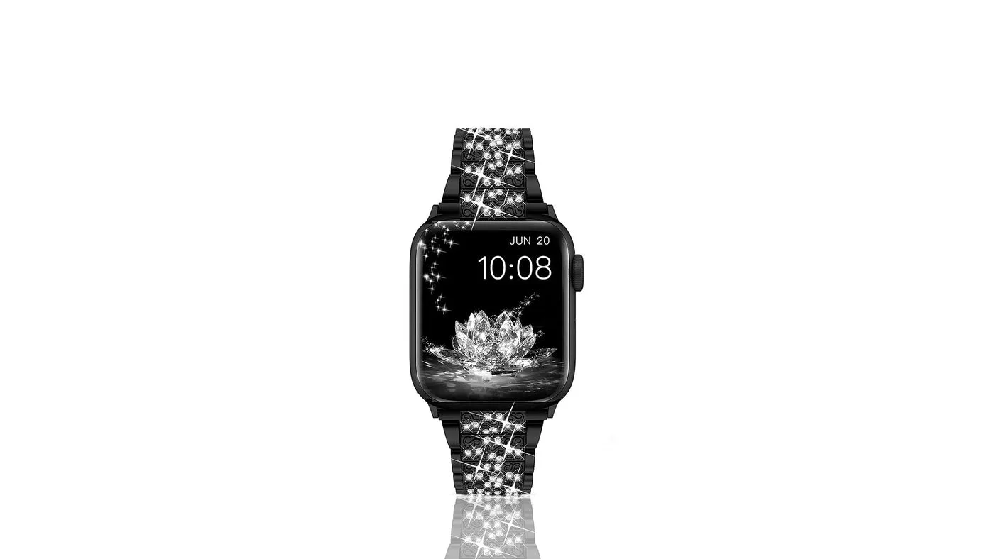 Xurybands Luxus Diamant Armband für Apple Watch