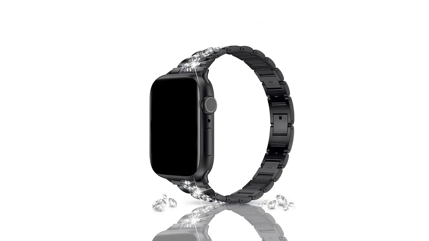 Xurybands Luxus Diamant Armband für Apple Watch