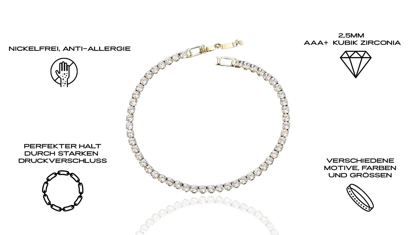 Zirkonia Charme Diamond Bracelet 🎀💎