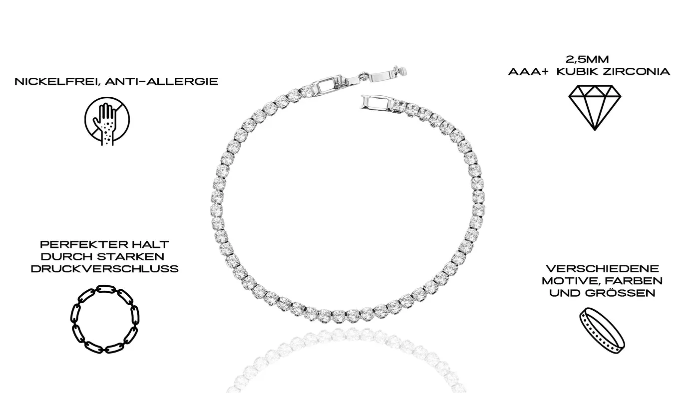 Zirkonia Charme Diamond Bracelet 🎀💎